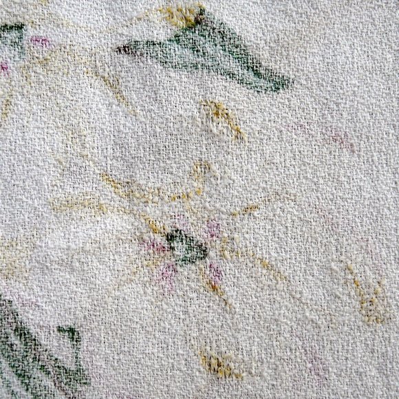 Vintage Barkcloth drapes / curtains; 34" x 73", 2 pieces - Picture 8 of 9